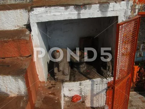 Small shiva shrine Stock Photos