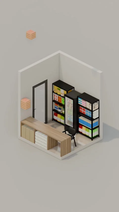 Small Shop Stock Footage 310763190
