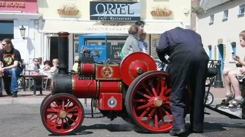 Small showman engine wide 11 Stock Footage 5297197