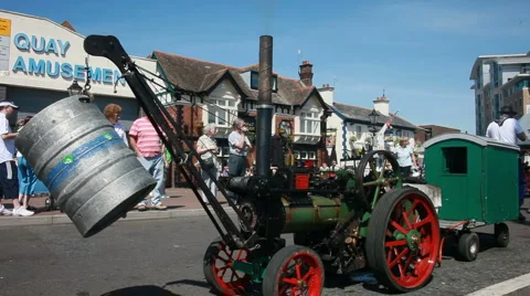 Small showman engine wide 16 Stock Footage 5297297