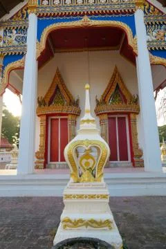 Small Shrine in front of a Temple Stock Photos