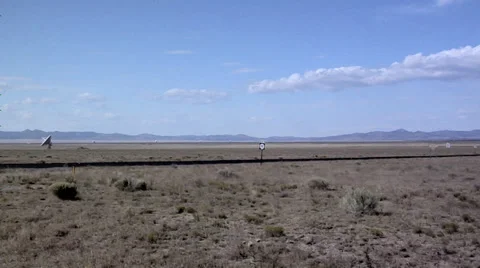 Small Side Street in Center of Sta.  Fe New Mexico Stock Footage 38614901