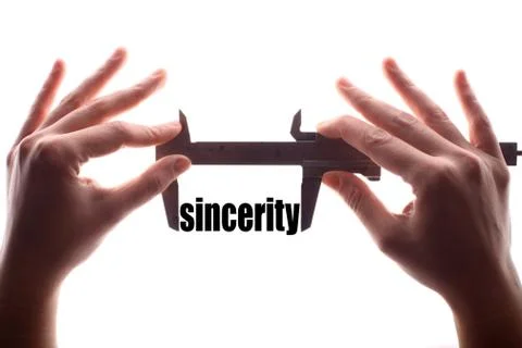 Small sincerity concept Stock Photos