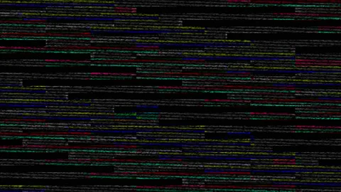 Small Sized, Distorted Noise Effect with Stepped Colored Areas 스톡 동영상 152800753