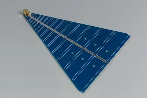 Small-sized flat directional antenna of high-frequency mobile unit Foto stock
