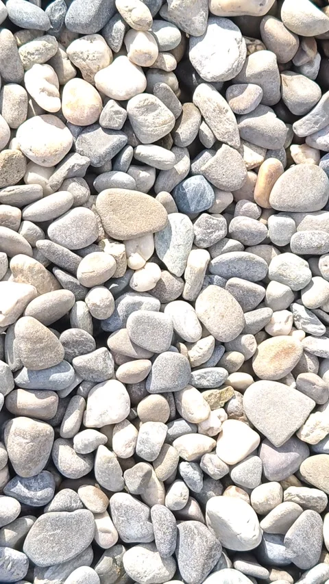 Small smooth grey stones 스톡 동영상 318847698