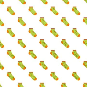 Small sock pattern seamless 스톡 일러스트