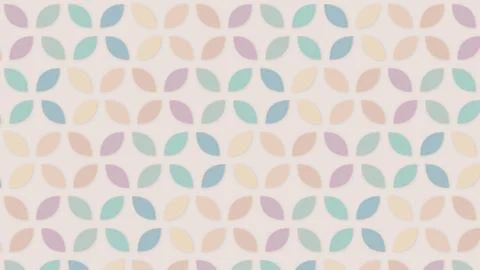 Small softly shaded leaves create a calm neutral repeat with understated co.. Stock Illustration
