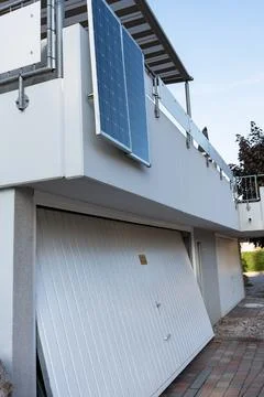 Small Solar Panel energy system. Stock Photos