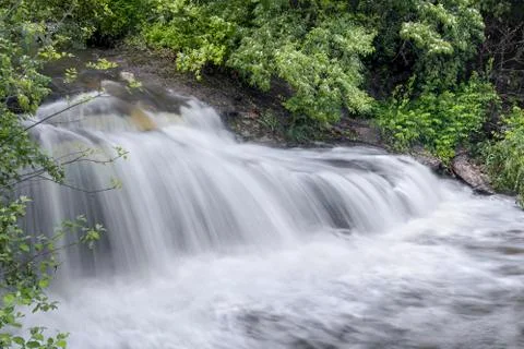 Small Spring Waterfall Stock Photos