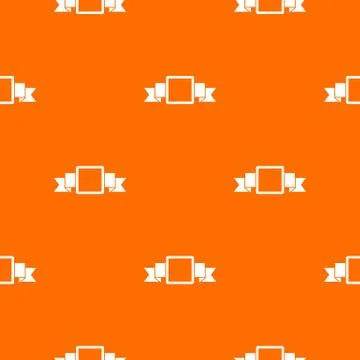 Small square banner pattern seamless Illustrazione stock