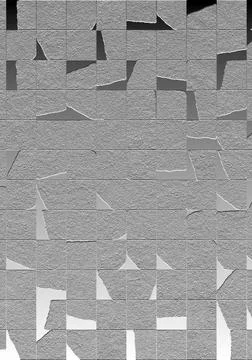 Small square pieces of gray with a metallic sheen イラスト素材