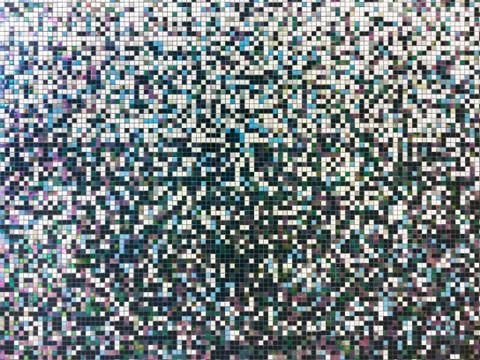 Small square tile wall Stock Photos