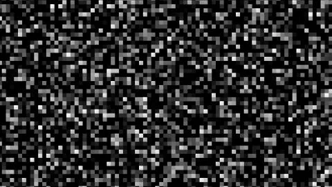 Small squarte simple blocks of computer generated mosaic, 3d render computer Illustrazione stock