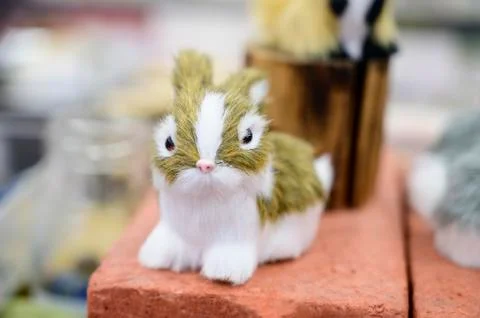 A small squirrel simulation doll Stock Photos