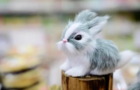 A small squirrel simulation doll Stock Photos