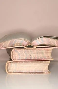A small stack of books Stock Photos