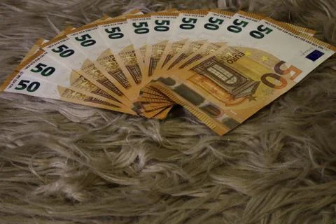 A small stack of money Stock Photos