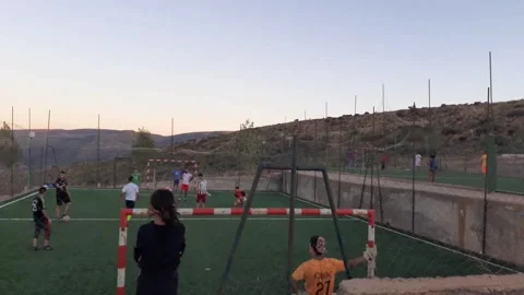 Small stadium in garden Stock Footage 130354082