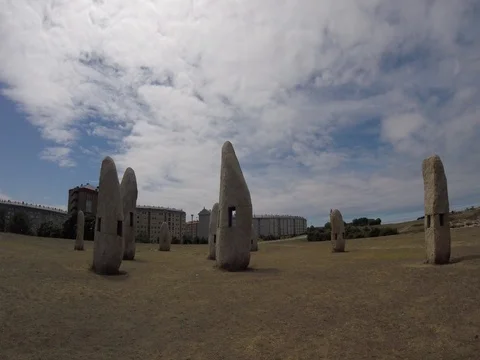 Small Stone Age in Acoruña Stock Footage 78981226