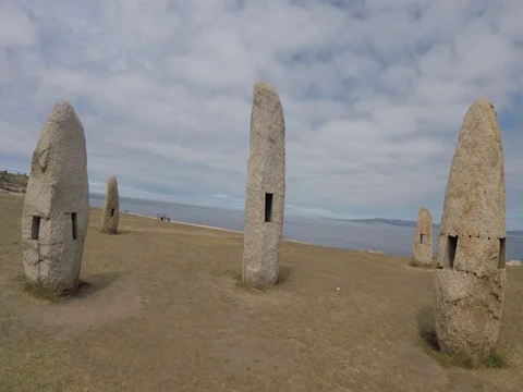 Small Stone Age in Acoruña 库存影片 78981257