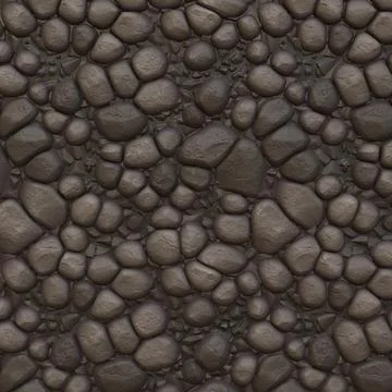 Small Stone Tileable Texture Base Color Stock Photos