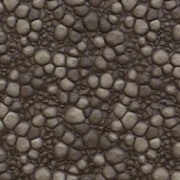 Small Stone Tileable Texture Base Color Stock Photos