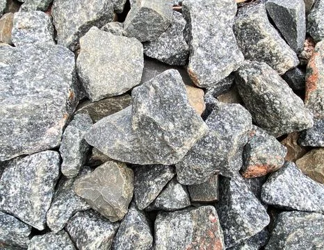 Small stone is used to construction Stock Photos