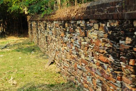 Small stone wall Stock-Fotos
