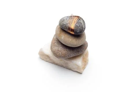 Small stones on background Stock Photos