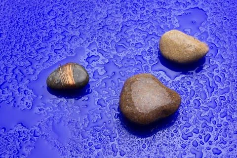 Small stones on background Stock Photos