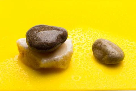 Small stones on background Stock Photos