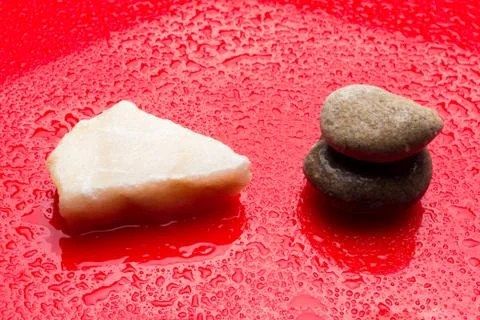 Small stones on background Foto stock