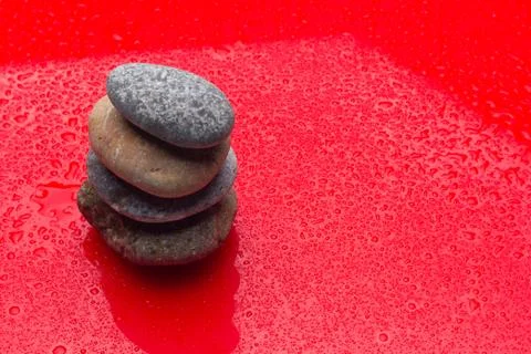 Small stones on background Stock Photos