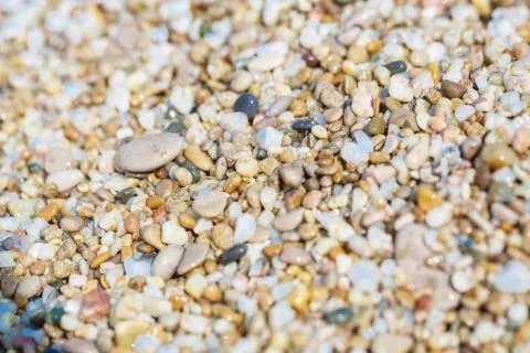 Small stones on the beach Stock-Fotos