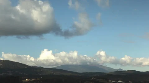 Small storm Clouds Time Lapse, timelapse Stock Footage 37787987