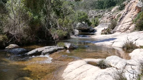 Small stream in a mountain of Sardinia Stock-Footage 151607278