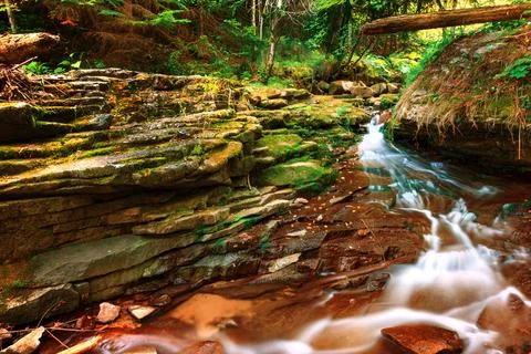 Small stream Stock Photos