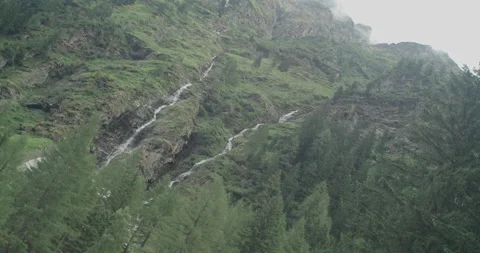 Small Streams Running Down A Mountain In The Austrian Alps Stock Footage 228963378