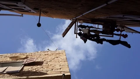 Small street of Lebanon Stock Footage 88809953