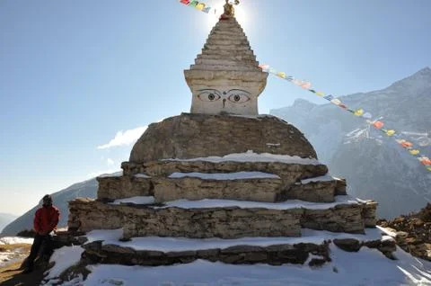 Small Stupa Foto stock