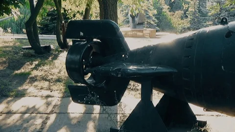 A small submarine during the war Video stock 113008740