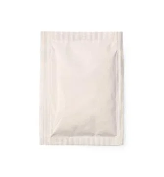 Small sugar packets isolated Stock Photos