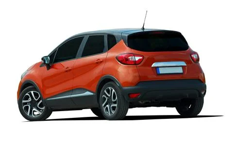 Small SUV rear view Фото