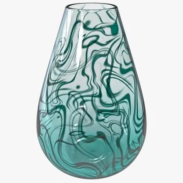 Small Swirl Vase 3D Model