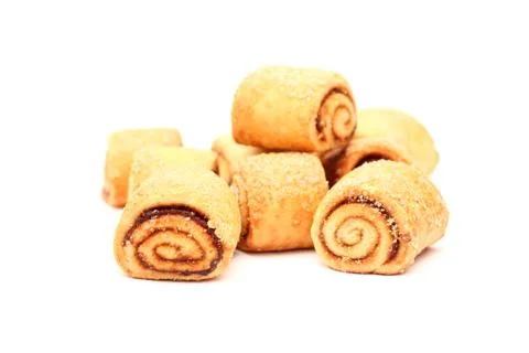 Small Swiss Rolls Stock Photos