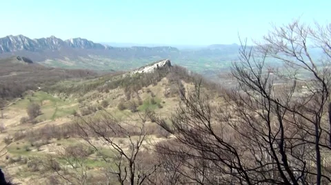 Small table mounted (Mali Strol Planina) Vídeo Stock 63416907