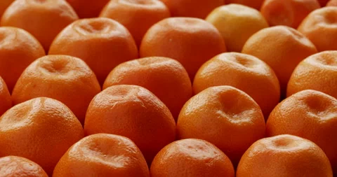 Small tangerines background. Stock Footage 296630856