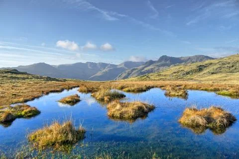 A small tarn on Silver Howe, a hill in the English Lake District. Stock-Fotos