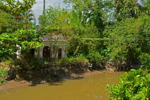Small Temple in Can Tho Stock Photos